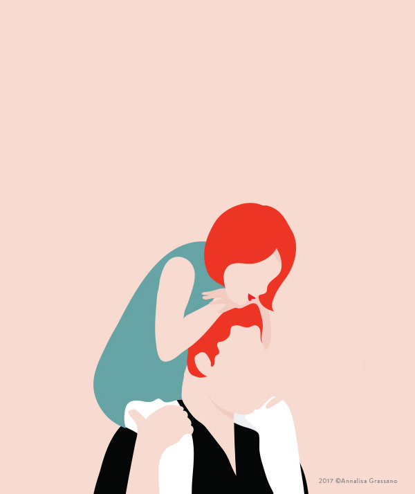 Daddy - Illustration ©Annalisa Grassano, 2018