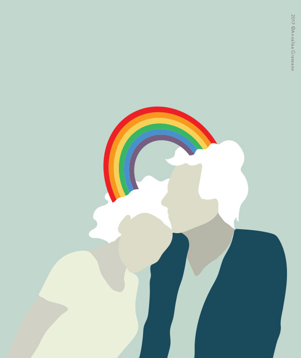 Love rainbow - Illustration ©Annalisa Grassano, 2018