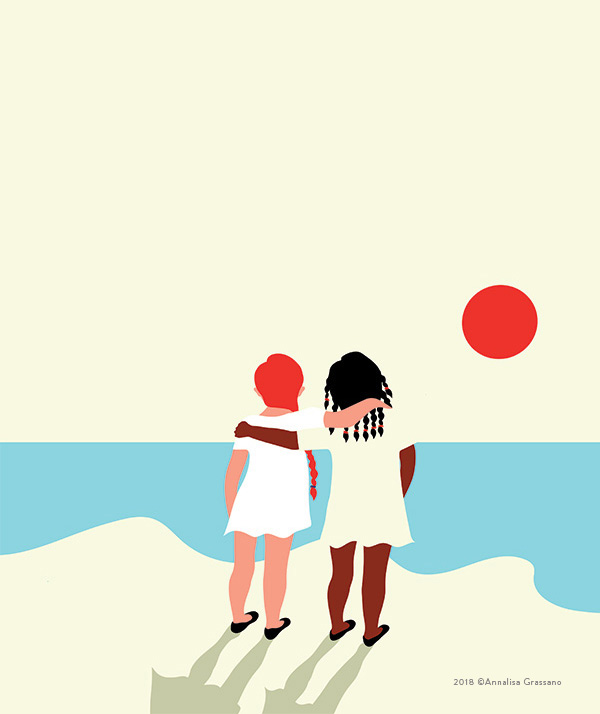 No border - Illustration ©Annalisa Grassano, 2018