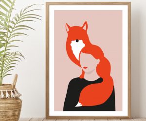 Foxy lady - Conceptual illustration ©Annalisa Grassano