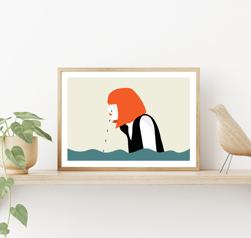 Sea girl - Conceptual illustration ©Annalisa Grassano