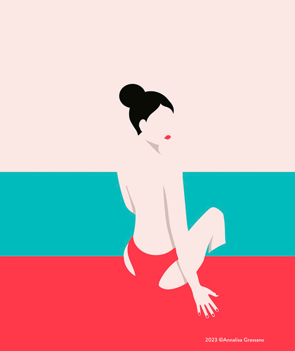 AGITATA - Illustration for CHEAP street poster art festival, ©Annalisa Grassano