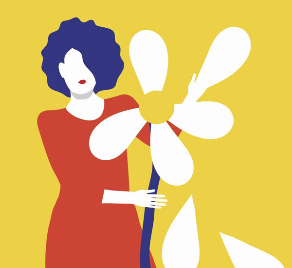 Flower, Editorial illustration, ©Annalisa Grassano