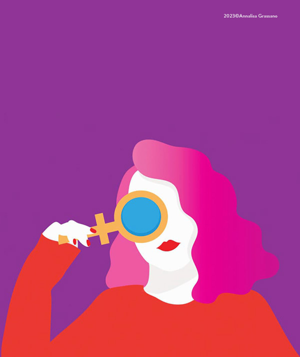Focus, Editorial illustration, ©Annalisa Grassano
