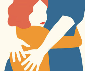Mother and daughter, editorial illustration ©Annalisa Grassano