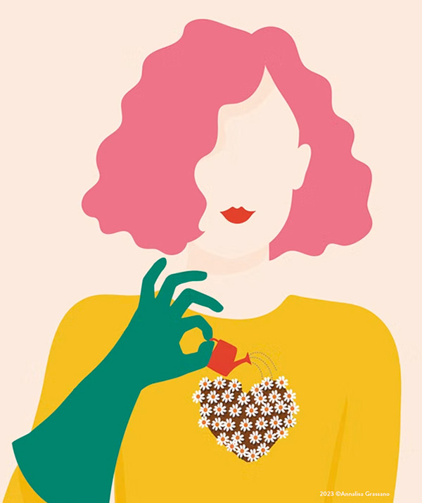 Reflowering, Editorial illustration, ©Annalisa Grassano
