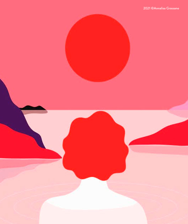Sunset, Editorial illustration ©Annalisa_Grassano